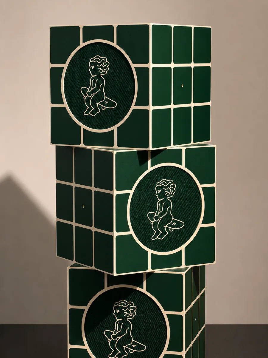 Ementa — three AGOGO cubes