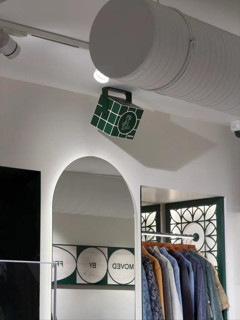 Ementa — speakers installed in store